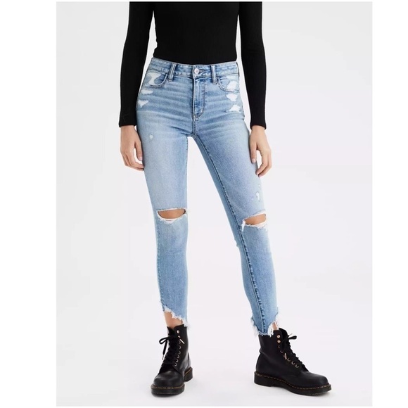 American Eagle High Waisted Jegging Crop - Picture 1 of 9